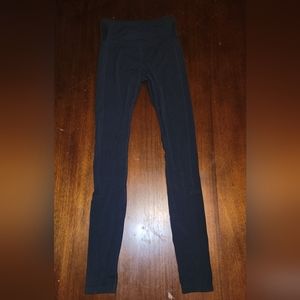 Athleta Barre Stirrup Tight Black Leggings Ballet Yoga High Rise Womens XSmall